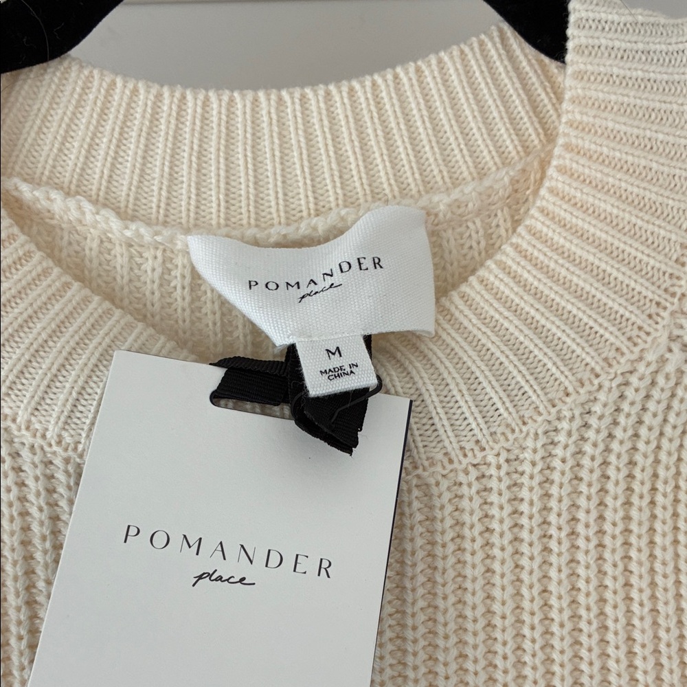 Pomander Place Ivory Knit Sweater Dress - Picture 2 of 4